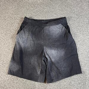 Mens Black lululemon speed up shorts size Medium